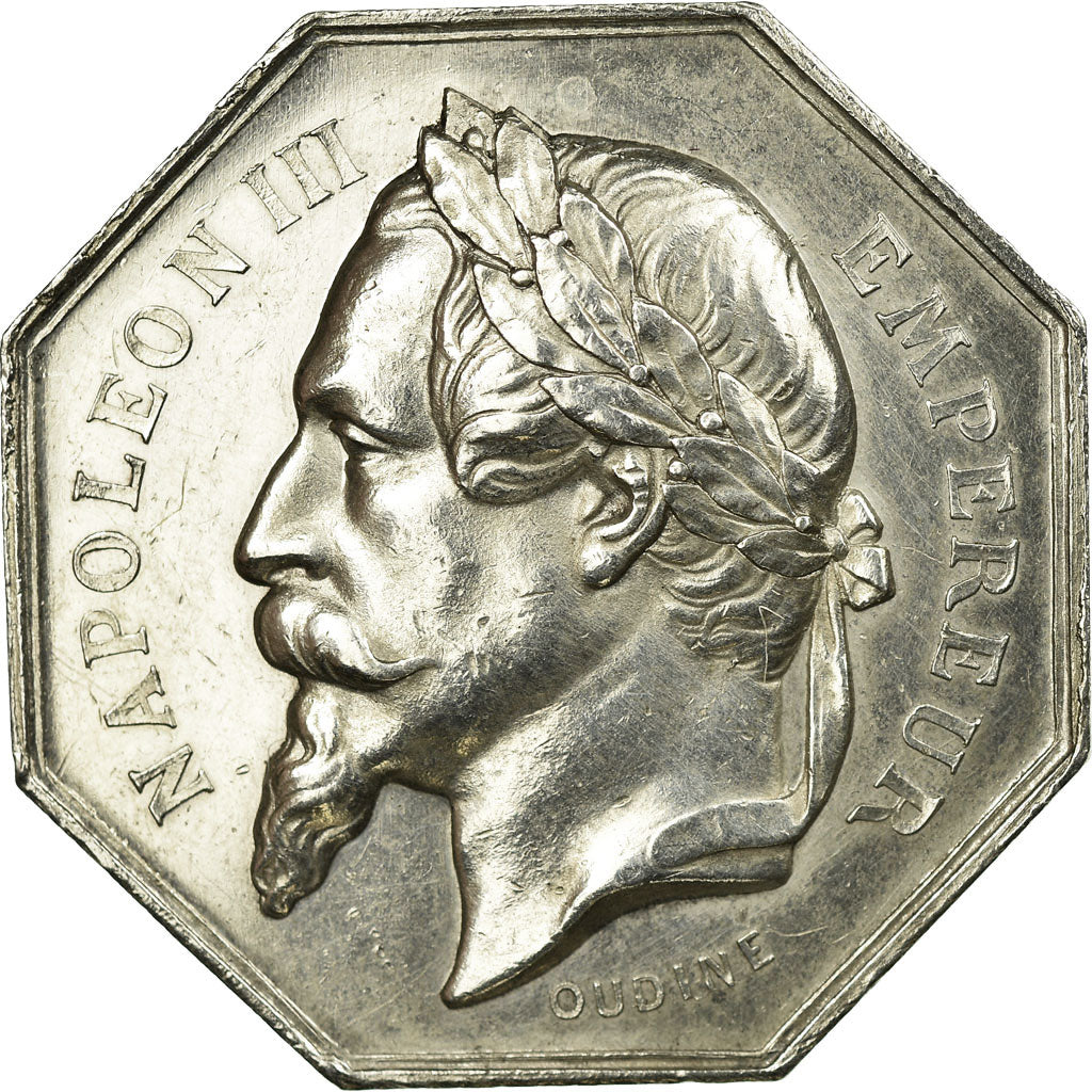France, Jeton, Napoléon III, Notaires de l'Arrondissement de Clamecy, Nièvre