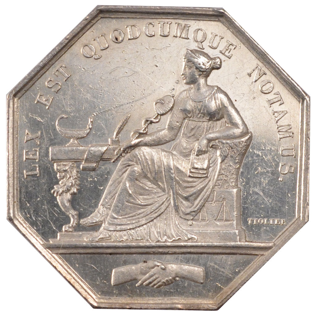 Francia, Token, Notary, SPL, Argento, Lerouge:59