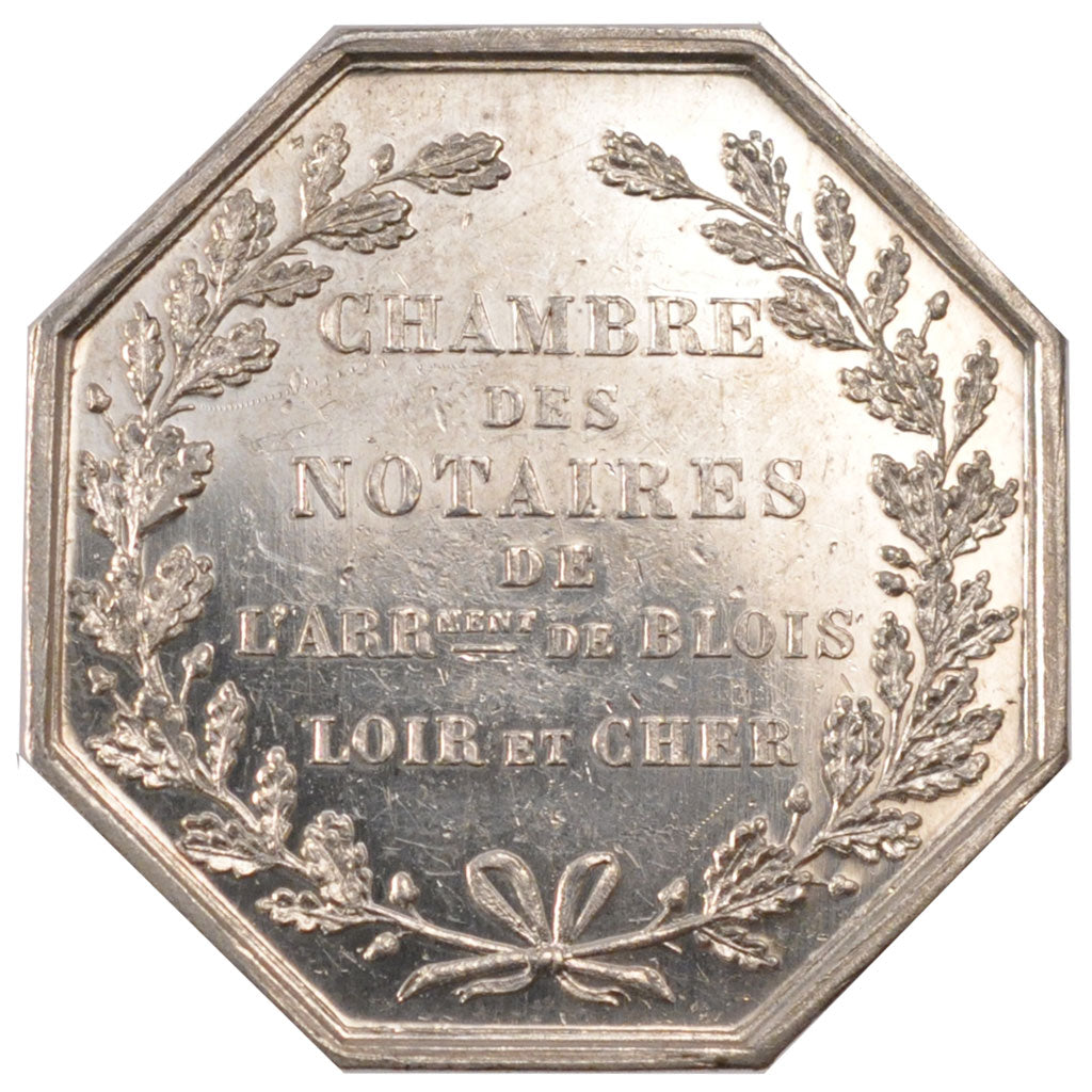 France, Token, Notary, MS(60-62), Silver, Lerouge:52
