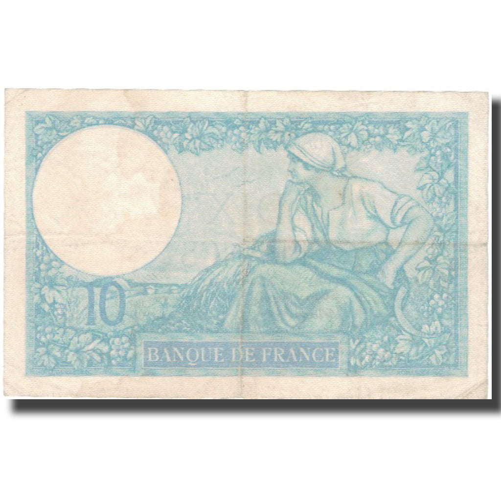 Francja, 10 Francs, Minerve, 1939, 1939-09-07, AU(50-53), Fayette:7.6, KM:84