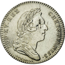 France, Token, Notary, 1755, EF(40-45), Silver, Lerouge:304