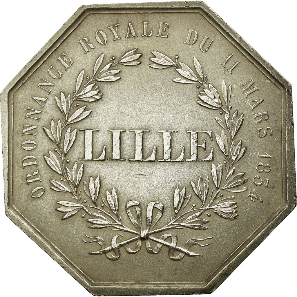 France, Token, Savings Bank, AU(55-58), Silver, Jacqmin:40