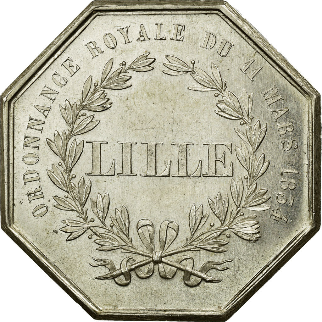 France, Token, Savings Bank, AU(55-58), Silver, Jacqmin:41