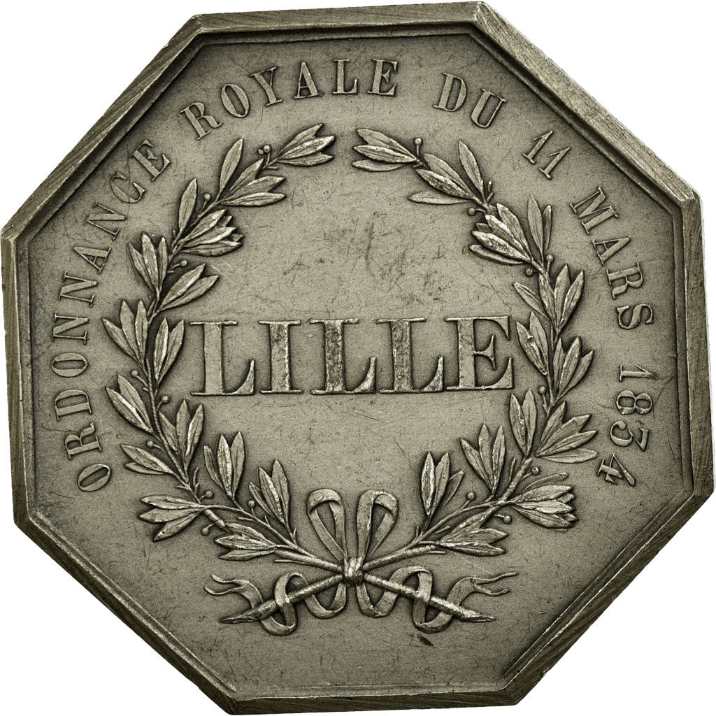 France, Token, Savings Bank, AU(55-58), Silver, Jacqmin:41