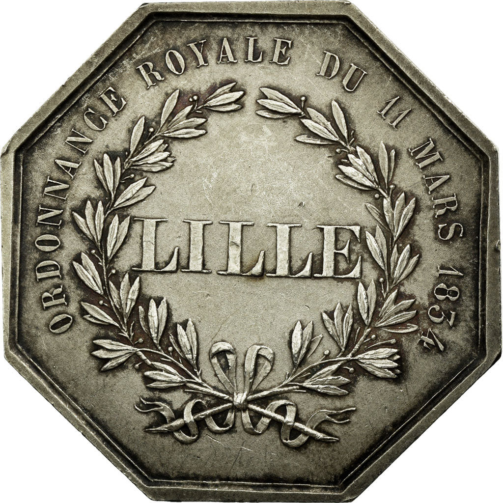 France, Token, Savings Bank, AU(55-58), Silver, Jacqmin:41