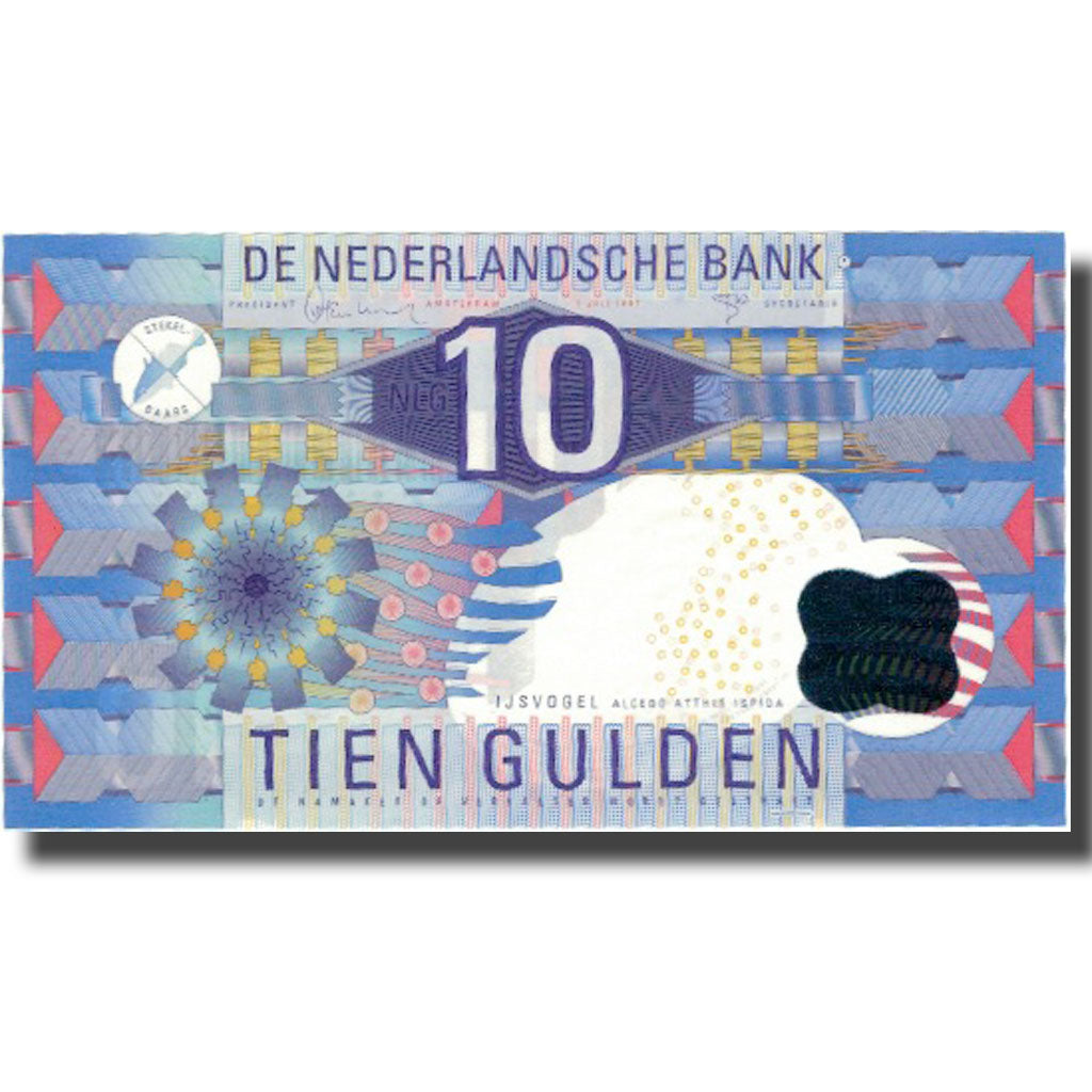 Geldschein, Niederlande, 10 Gulden, 1997, 1997-07-01, KM:99, UNZ