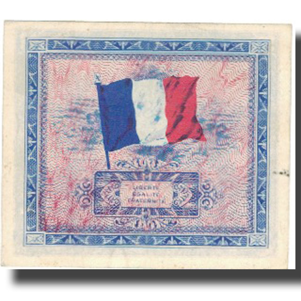 França, 2 Francs, Flag/France, 1944, 1944, AU(50-53), Fayette:VF16.1, KM:114a