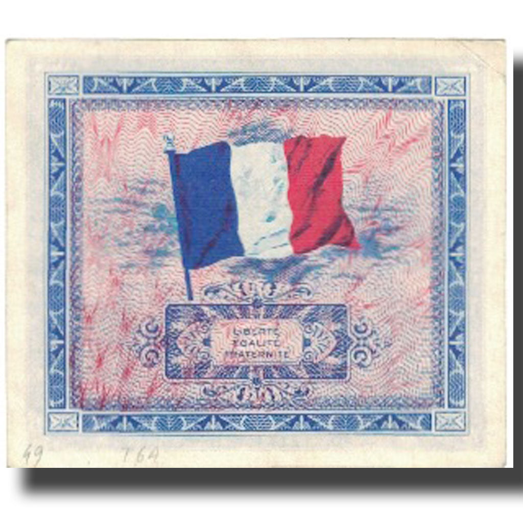 France, 2 Francs, Drapeau/France, 1944, 1944, TTB+, Fayette:VF16.1, KM:114a