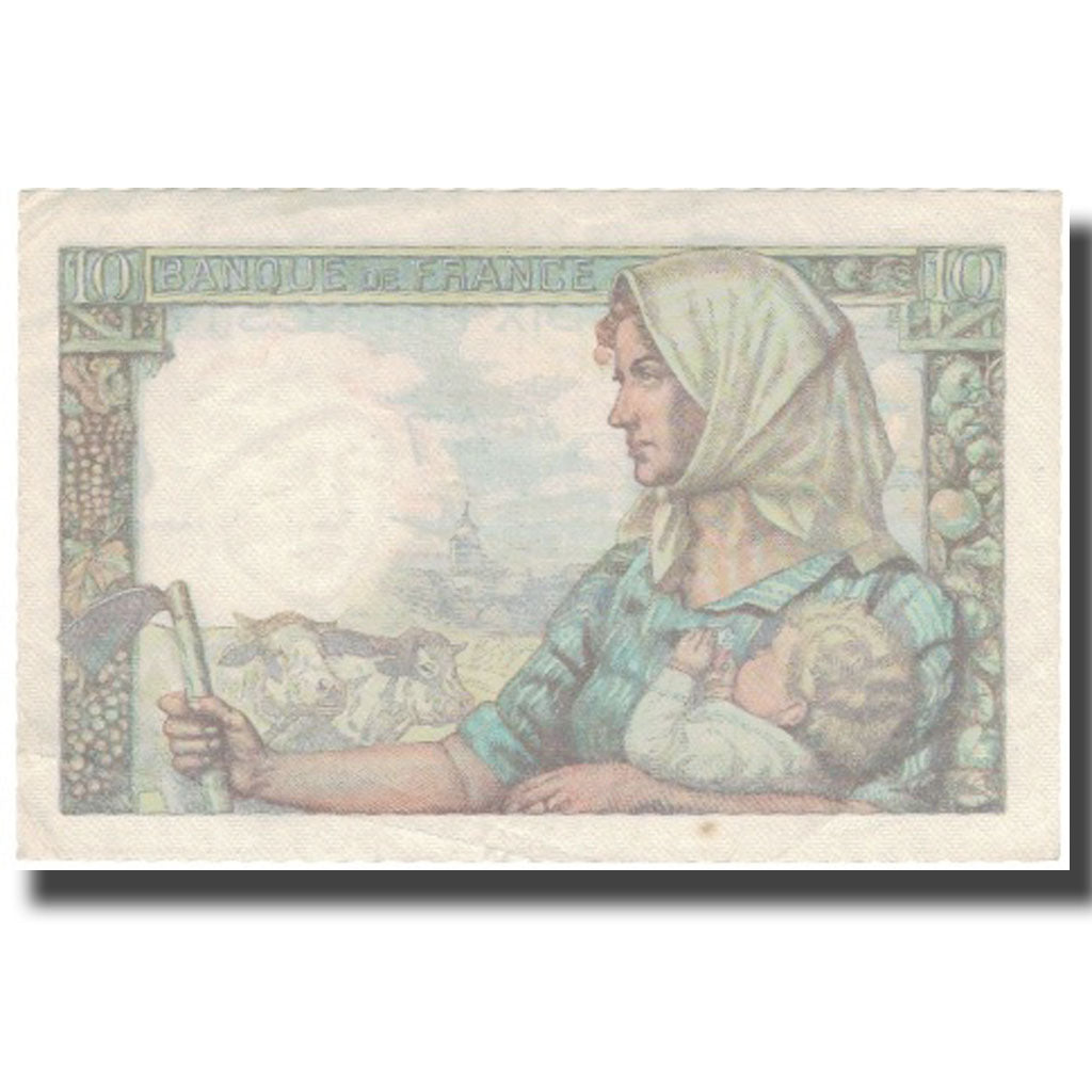 Francia, 10 Francs, Mineur, 1942, 1942-11-26, SPL-, Fayette:8.6, KM:99c