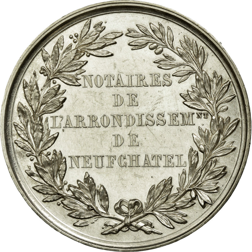 France, Token, Notary, AU(55-58), Silver, Lerouge:217