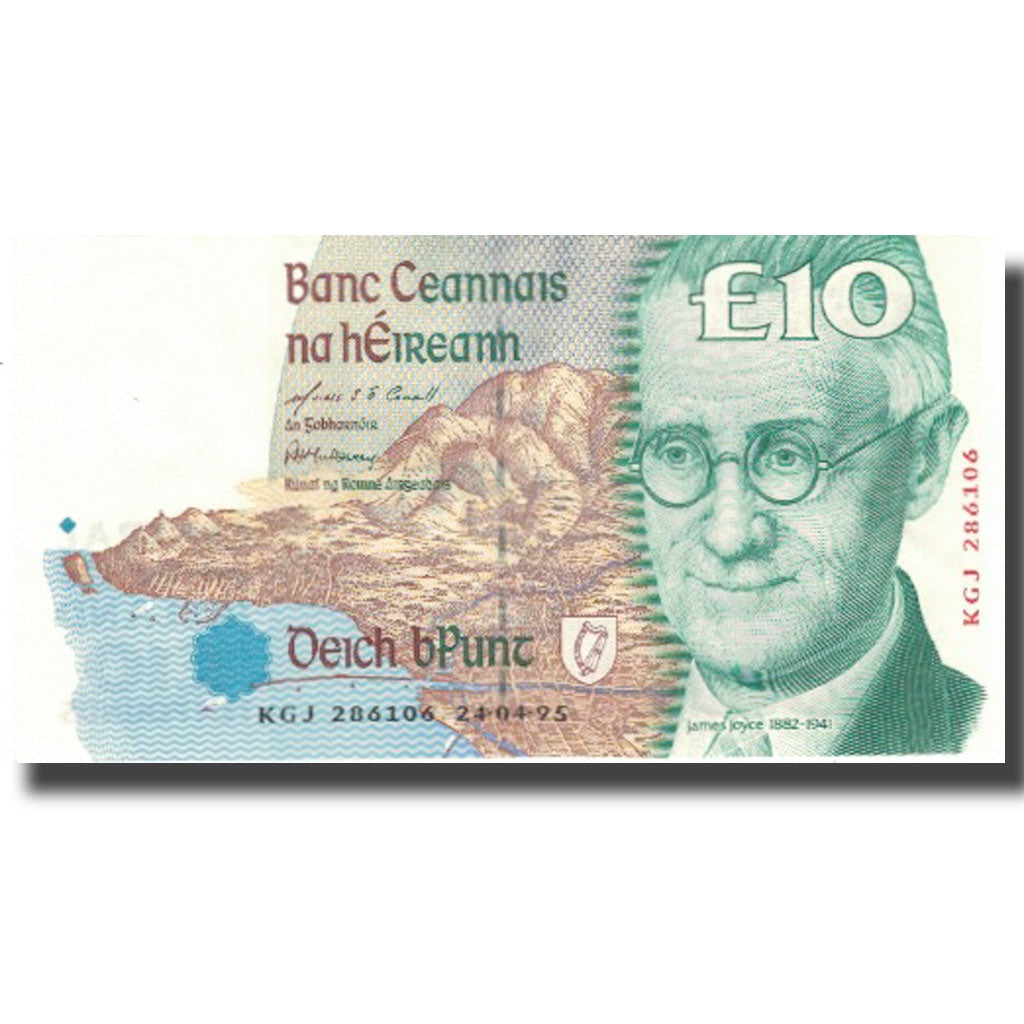 Nota, Irlanda - República, 10 Pounds, Undated (1993-99), KM:76b, UNC(60-62)