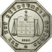 France, Token, Notary, 1854, MS(60-62), Silver, Lerouge:12