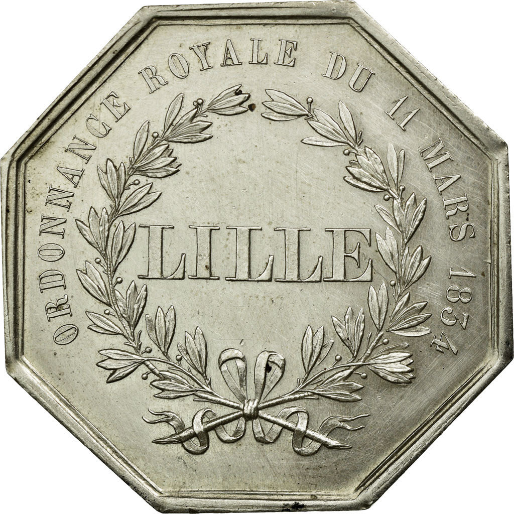 France, Token, Savings Bank, AU(55-58), Silver, Jacqmin:41