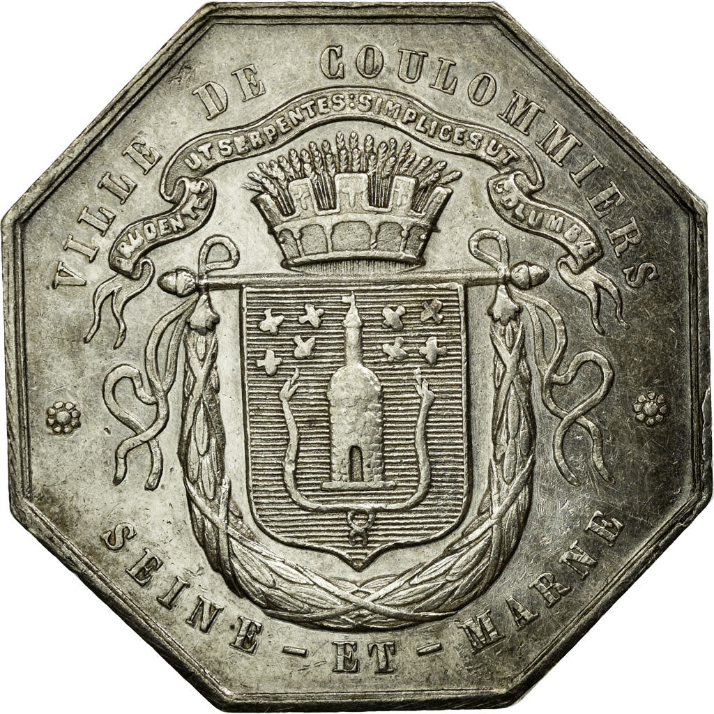 France, Token, Savings Bank, AU(55-58), Silver, Jacqmin:23