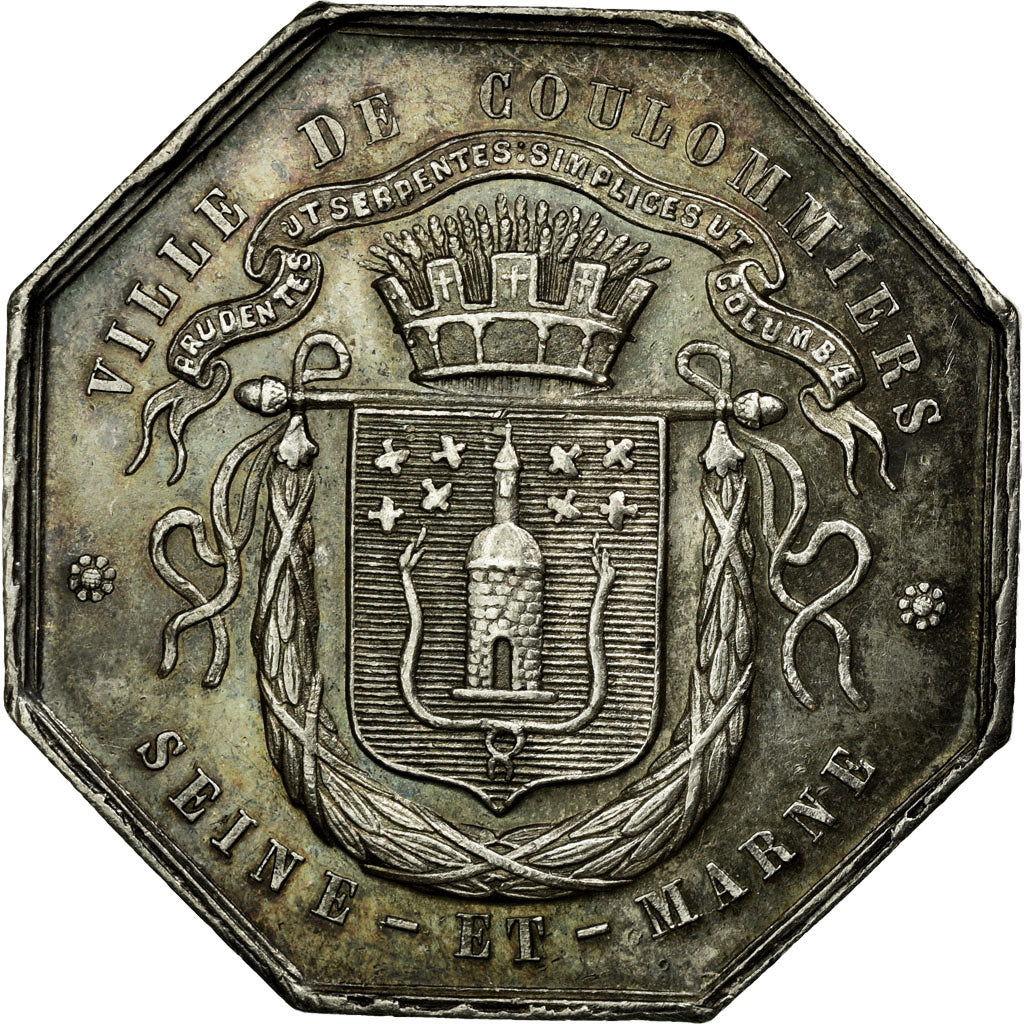 France, Token, Savings Bank, AU(55-58), Silver, Jacqmin:23