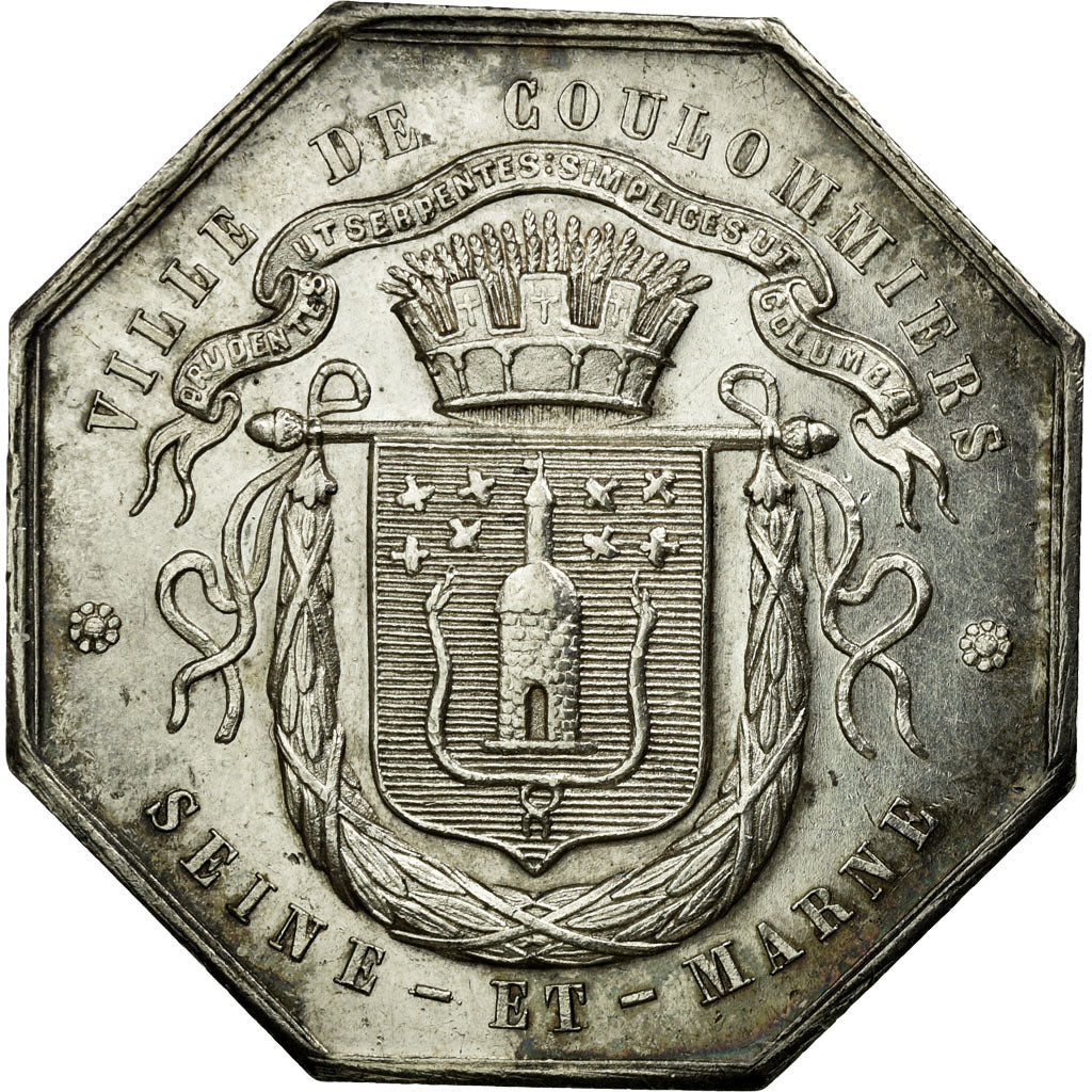 France, Token, Savings Bank, MS(60-62), Silver, Jacqmin:23