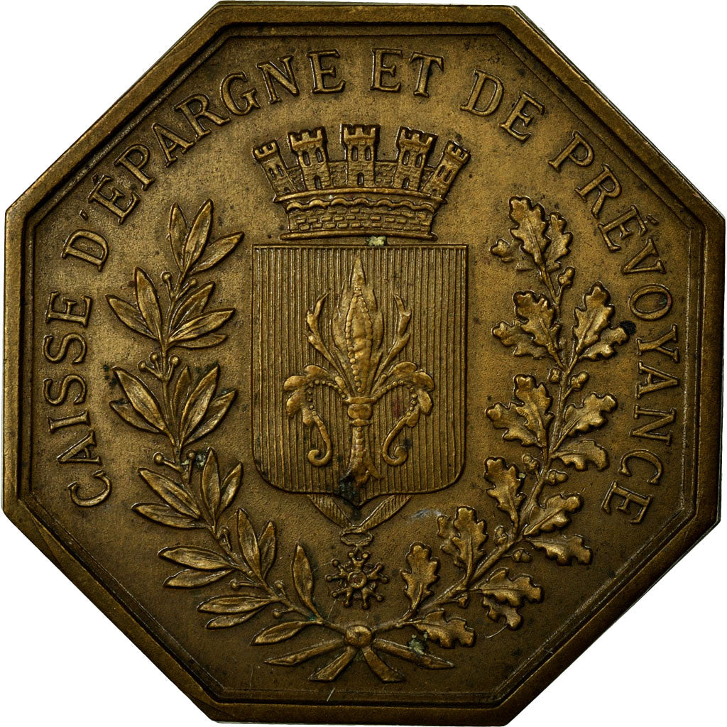 France, Jeton, Savings Bank, SUP, Bronze, Jacqmin:41