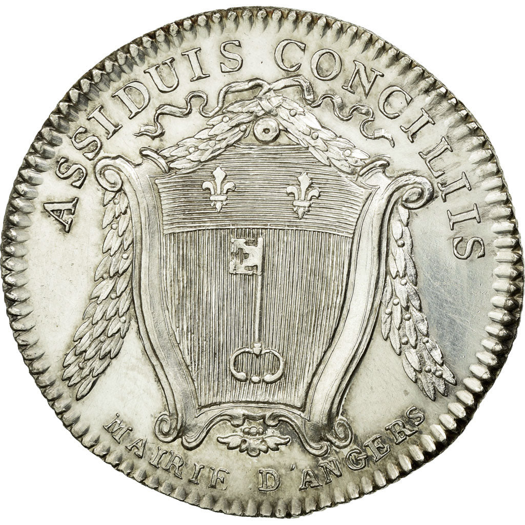 France, Token, Royal, 1784, MS(60-62), Silver, Feuardent:8451