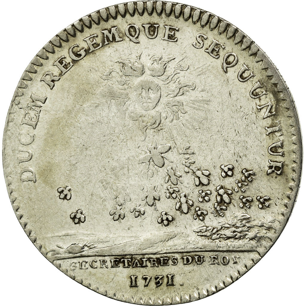 France, Token, Royal, 1731, EF(40-45), Silver, Feuardent:335