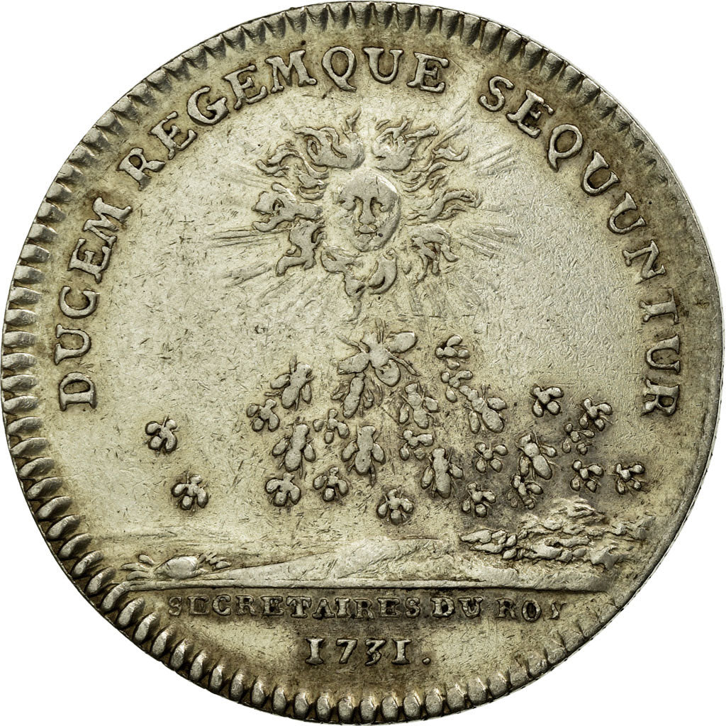 France, Token, Royal, 1731, EF(40-45), Silver, Feuardent:336