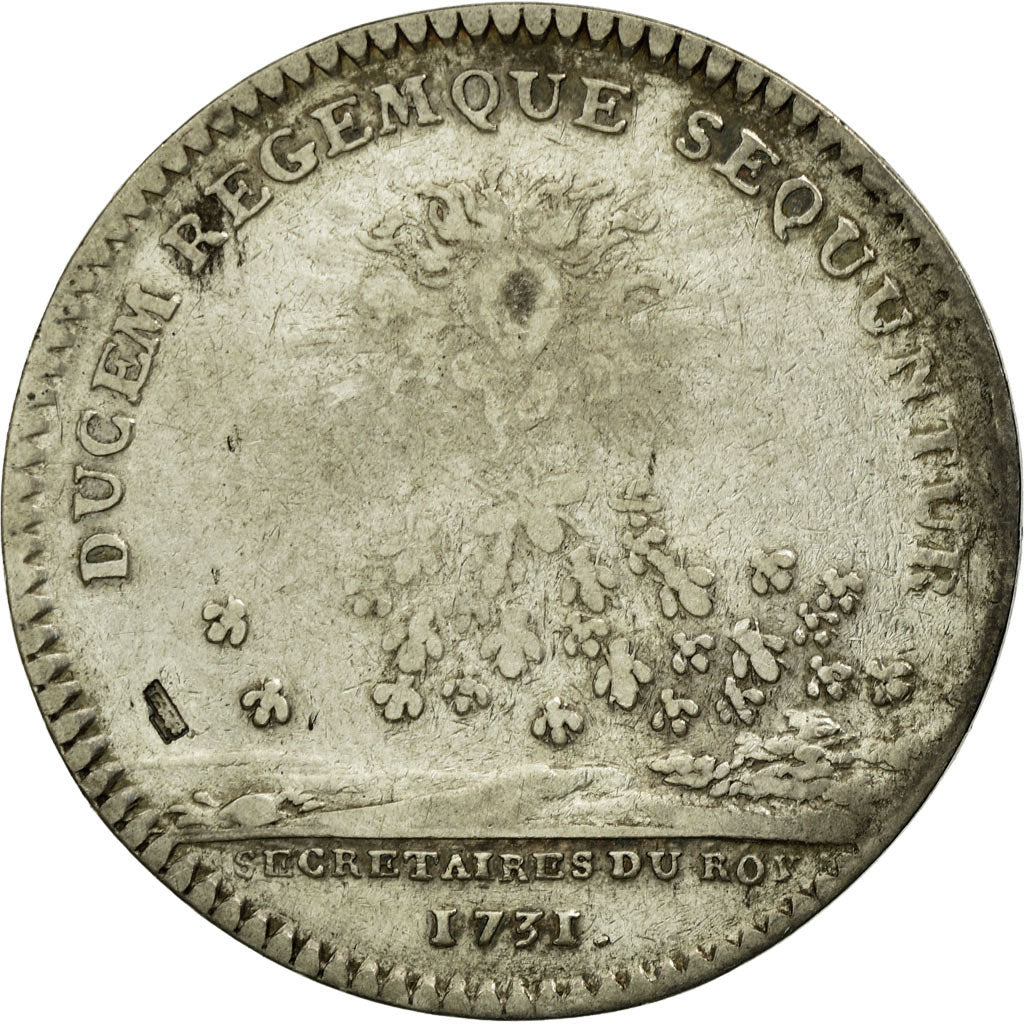 France, Token, Royal, 1731, VF(30-35), Silver, Feuardent:336