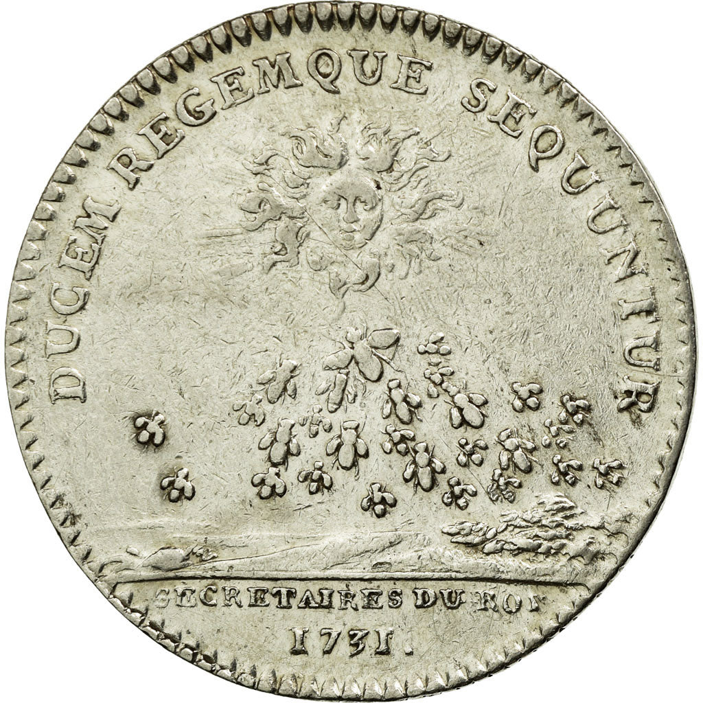 France, Token, Royal, 1731, EF(40-45), Silver, Feuardent:337