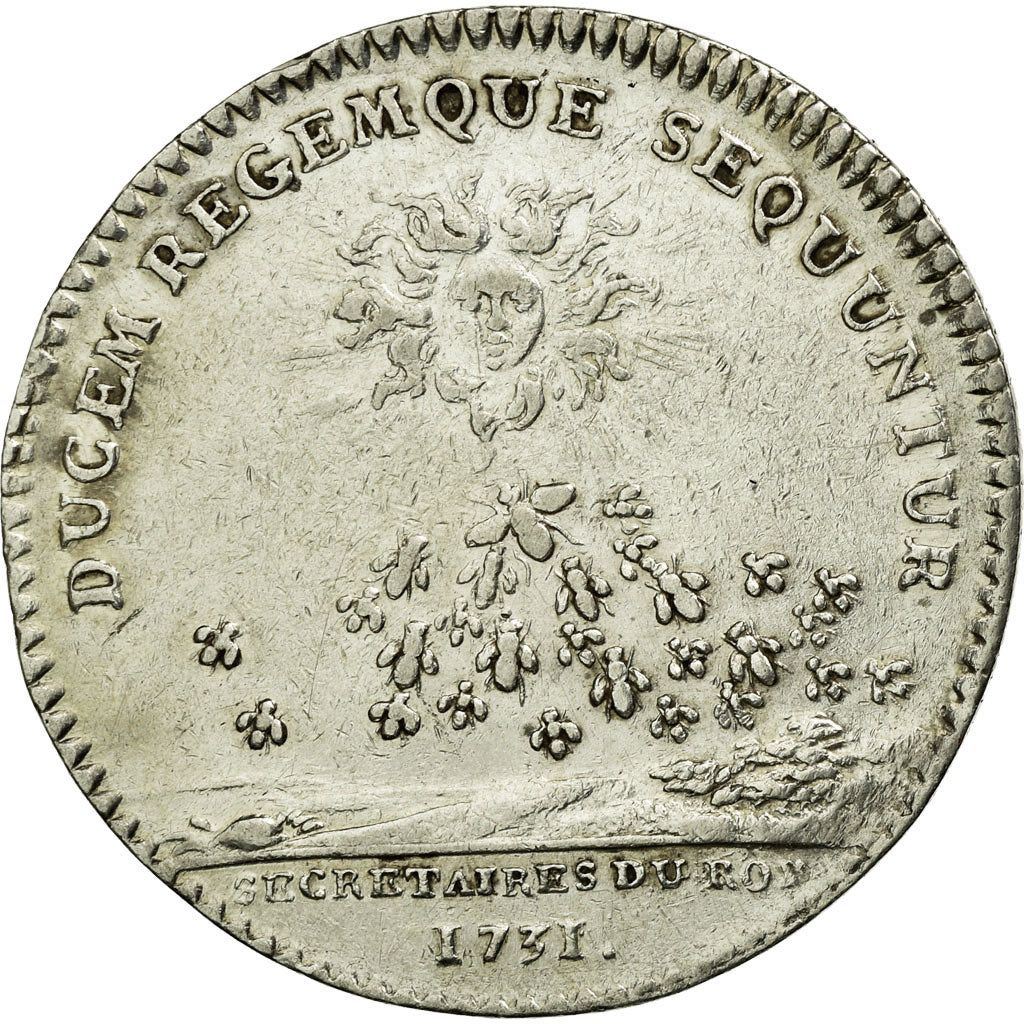 France, Token, Royal, 1731, EF(40-45), Silver, Feuardent:337