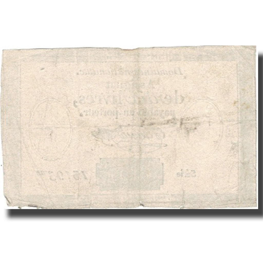 France, 10 Livres, 1792, 1792-10-24, VF(30-35), KM:A66b