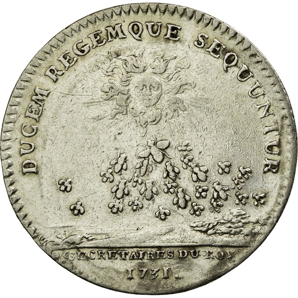 France, Token, Royal, 1731, EF(40-45), Silver, Feuardent:338
