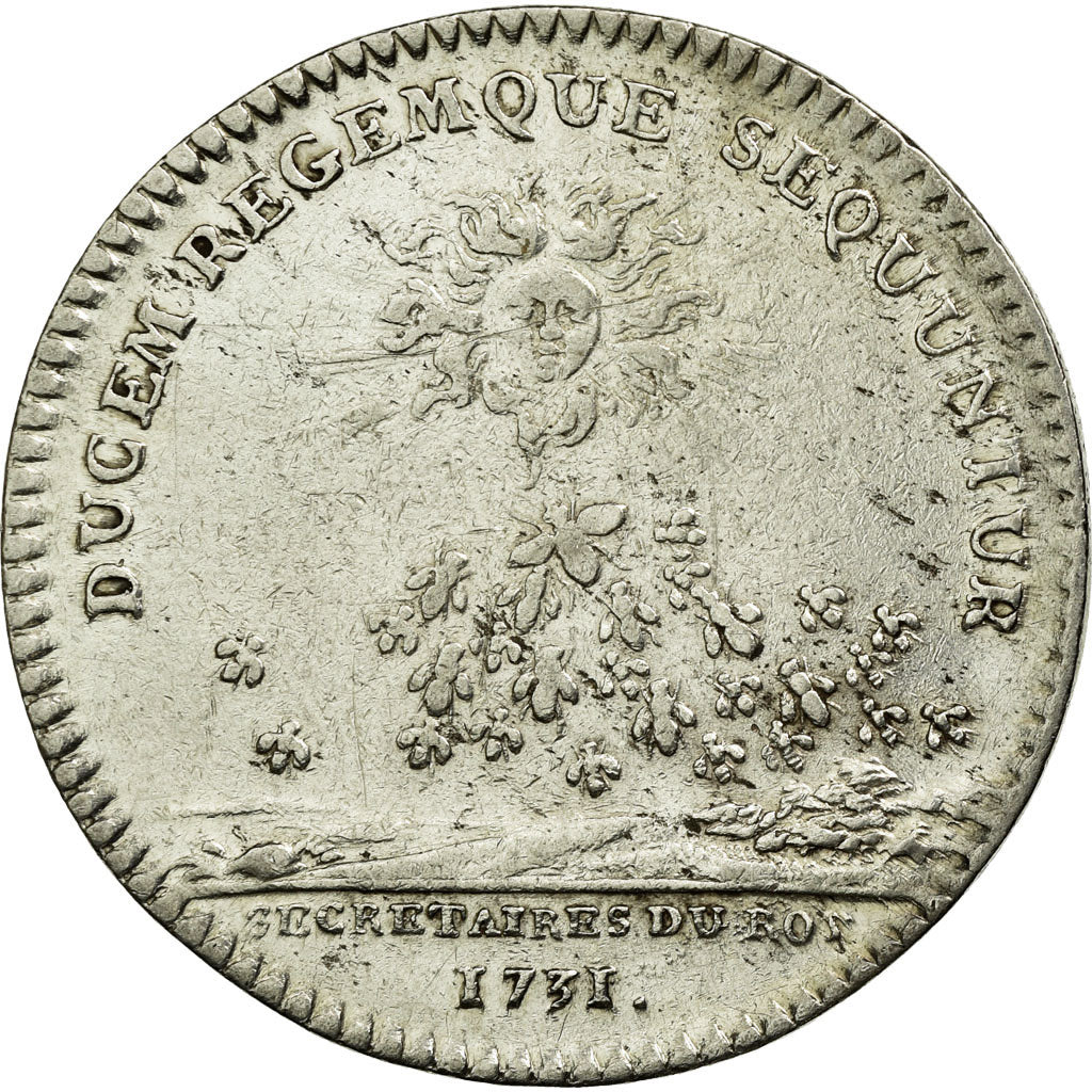 France, Token, Royal, 1731, EF(40-45), Silver, Feuardent:334