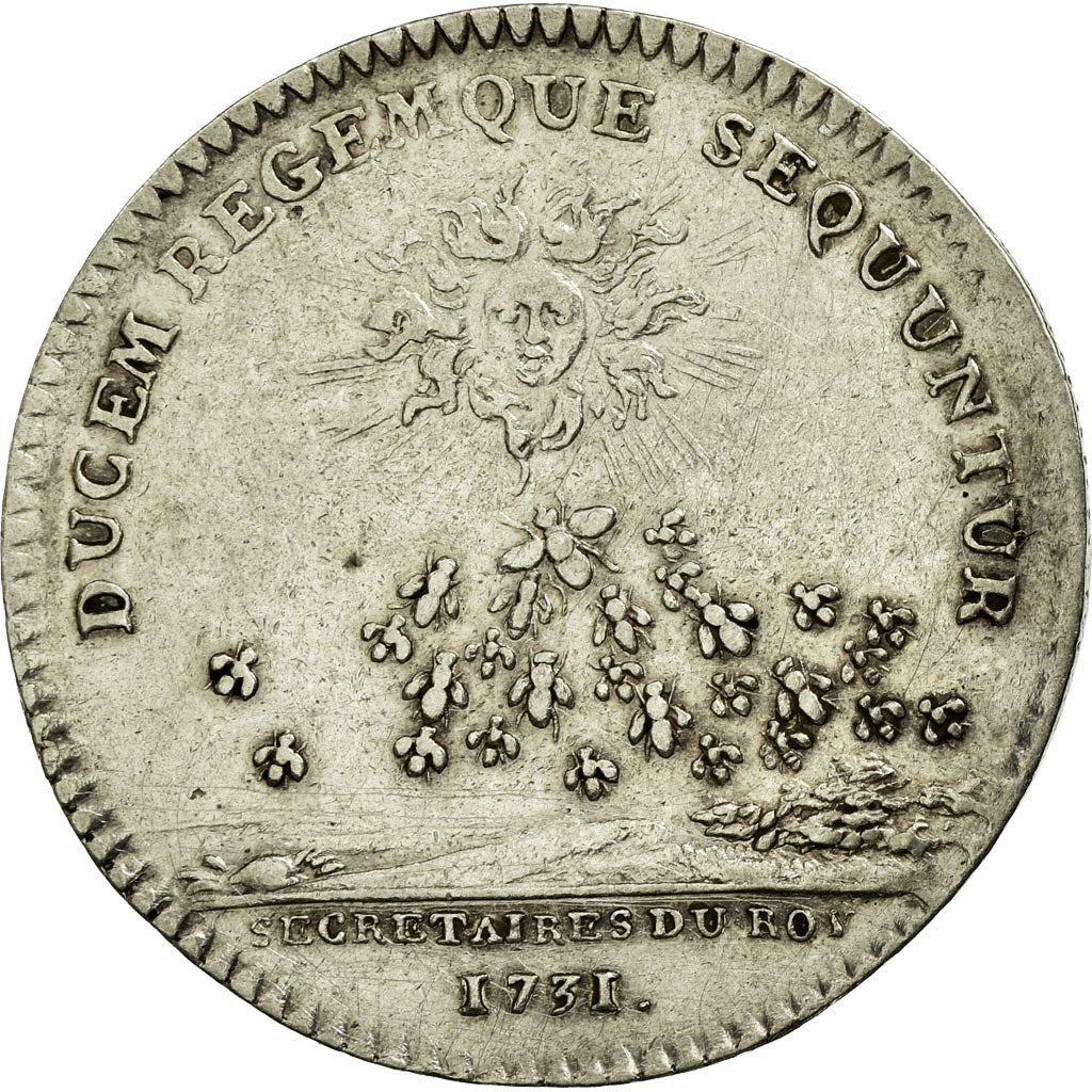 France, Token, Royal, 1731, EF(40-45), Silver, Feuardent:334