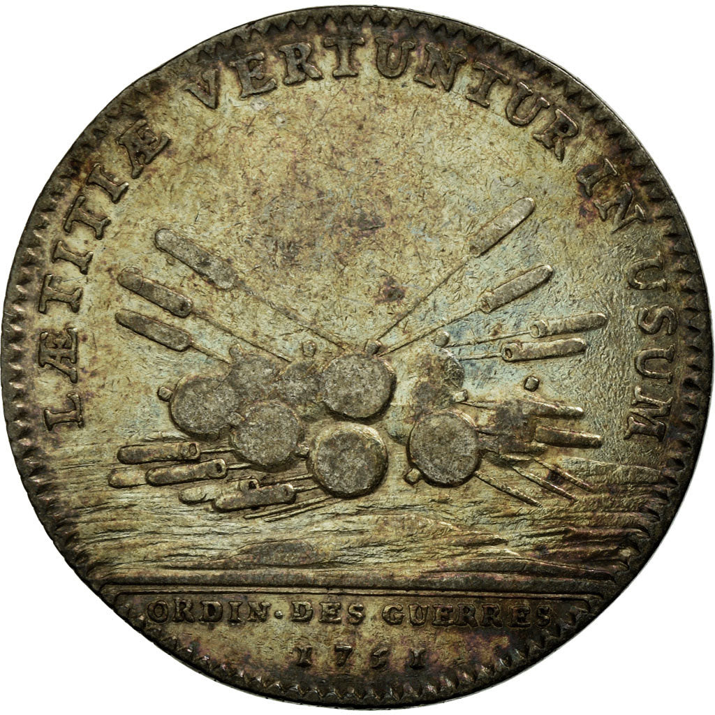 France, Token, Royal, 1751, EF(40-45), Silver, Feuardent:591