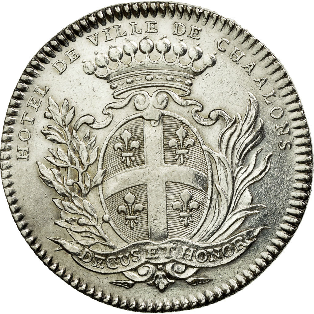France, Token, Royal, MS(60-62), Silver, Feuardent:7858