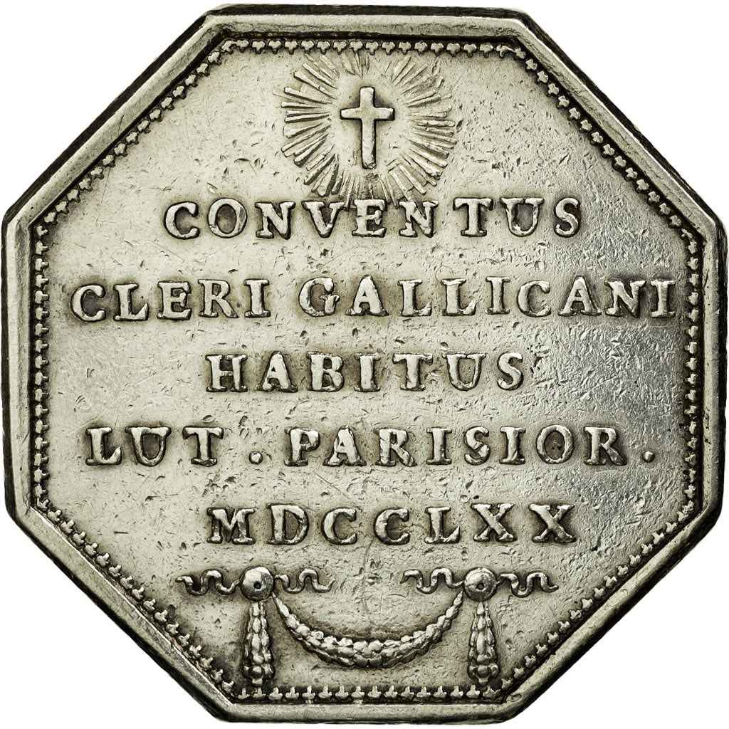 France, Token, Royal, 1770, EF(40-45), Silver, Feuardent:3978