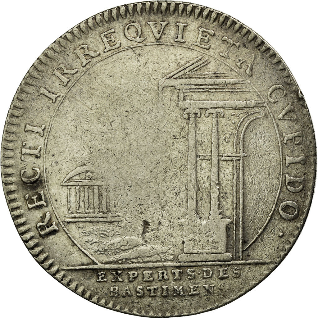 France, Token, Royal, EF(40-45), Silver, Feuardent:3196
