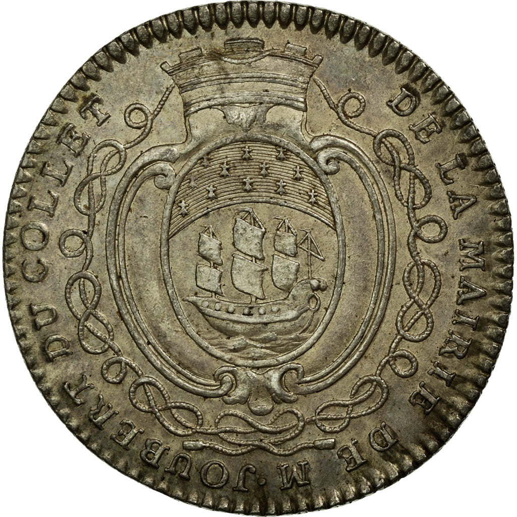 France, Token, Royal, 1762, AU(55-58), Silver, Feuardent:8924