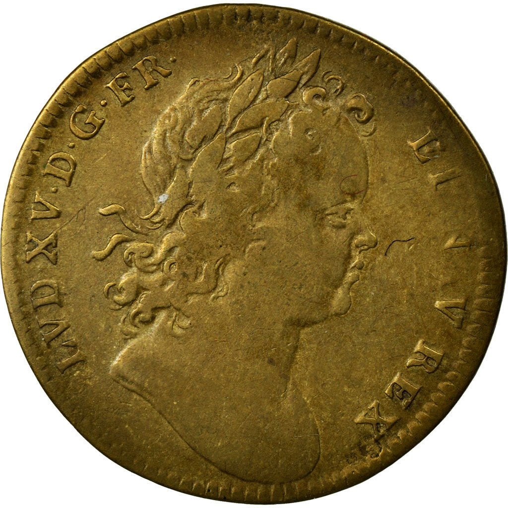 France, Token, Royal, VF(30-35), Brass, Feuardent:8094
