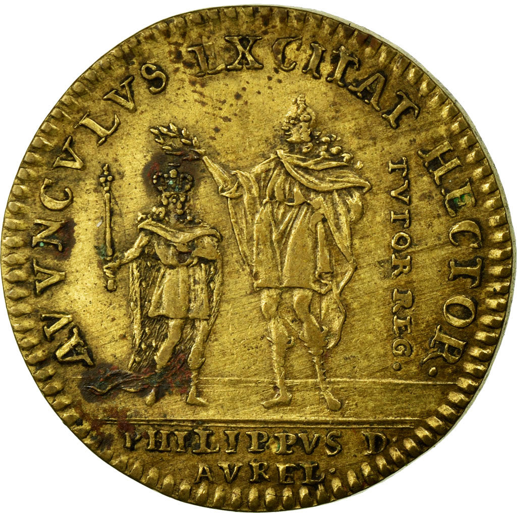France, Token, Royal, EF(40-45), Brass, Feuardent:8094