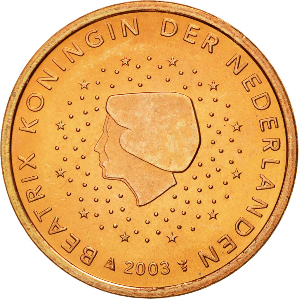 Pays-Bas, 5 Euro Cent, 2003, FDC, Copper Plated Steel, KM:236