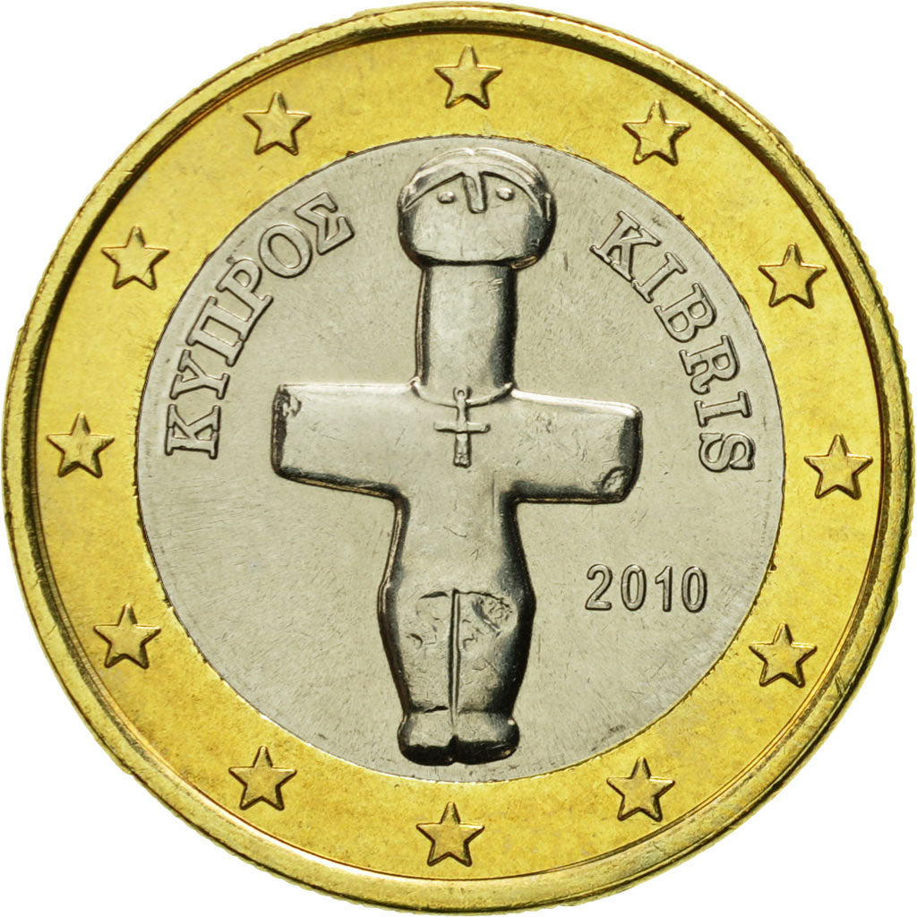 Chipre, Euro, 2010, FDC, Bimetálico, KM:84