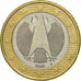 GERMANY - FEDERAL REPUBLIC, Euro, 2002, EF(40-45), Bi-Metallic, KM:213