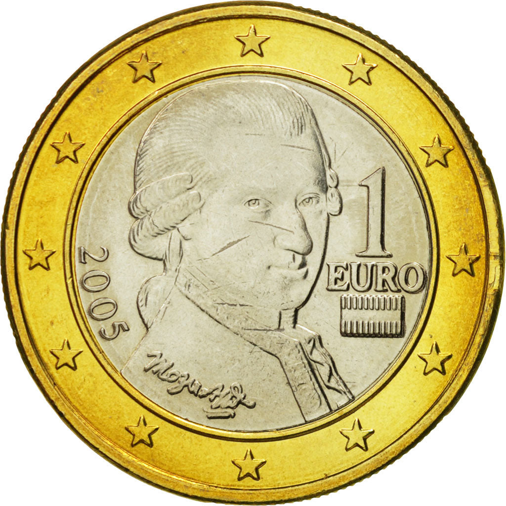 Oostenrijk, Euro, 2005, UNC-, Bi-Metallic, KM:3088