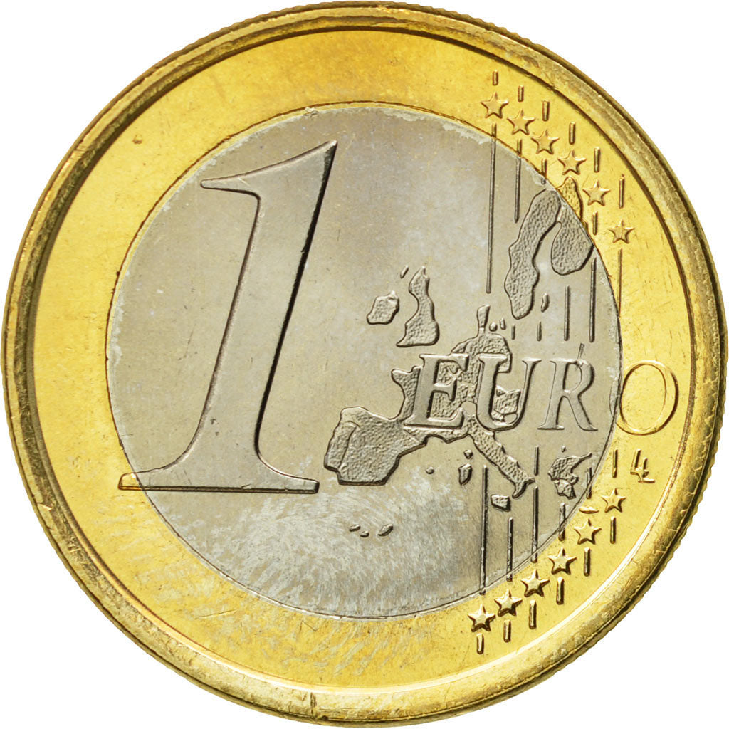 Spain, Euro, 2003, MS(63), Bi-Metallic, KM:1046