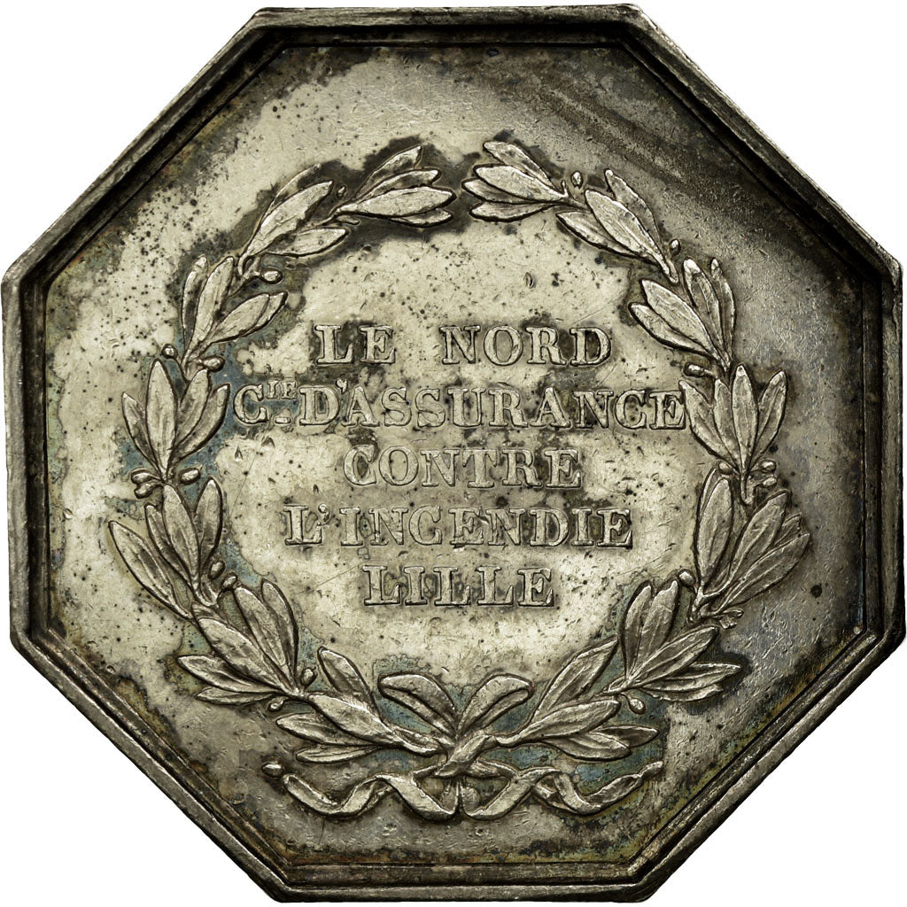 France, Token, Insurance, 1849, AU(55-58), Silver, Gailhouste:462
