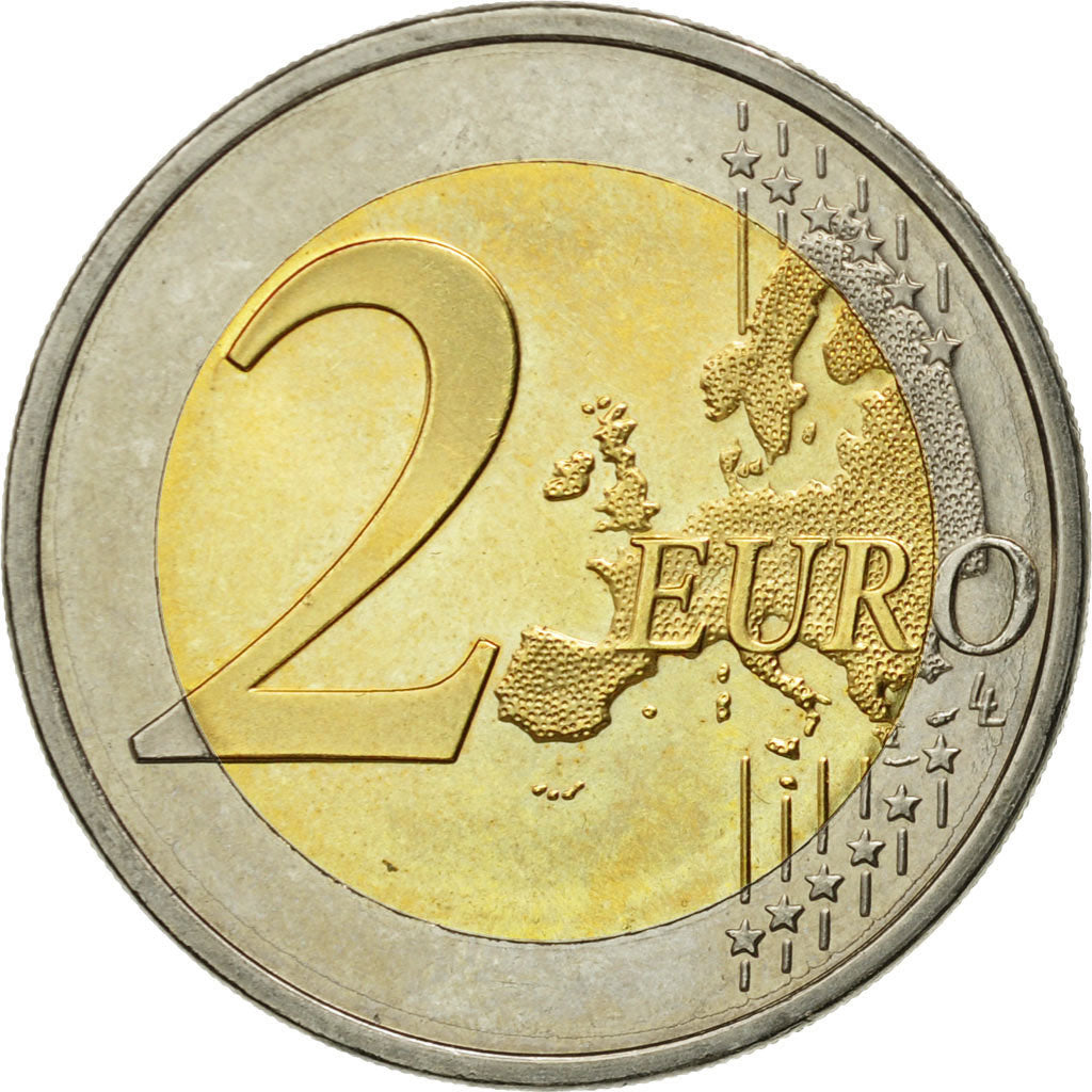 Słowenia, 2 Euro, 2007, Vantaa, MS(63), Bimetaliczny, KM:75