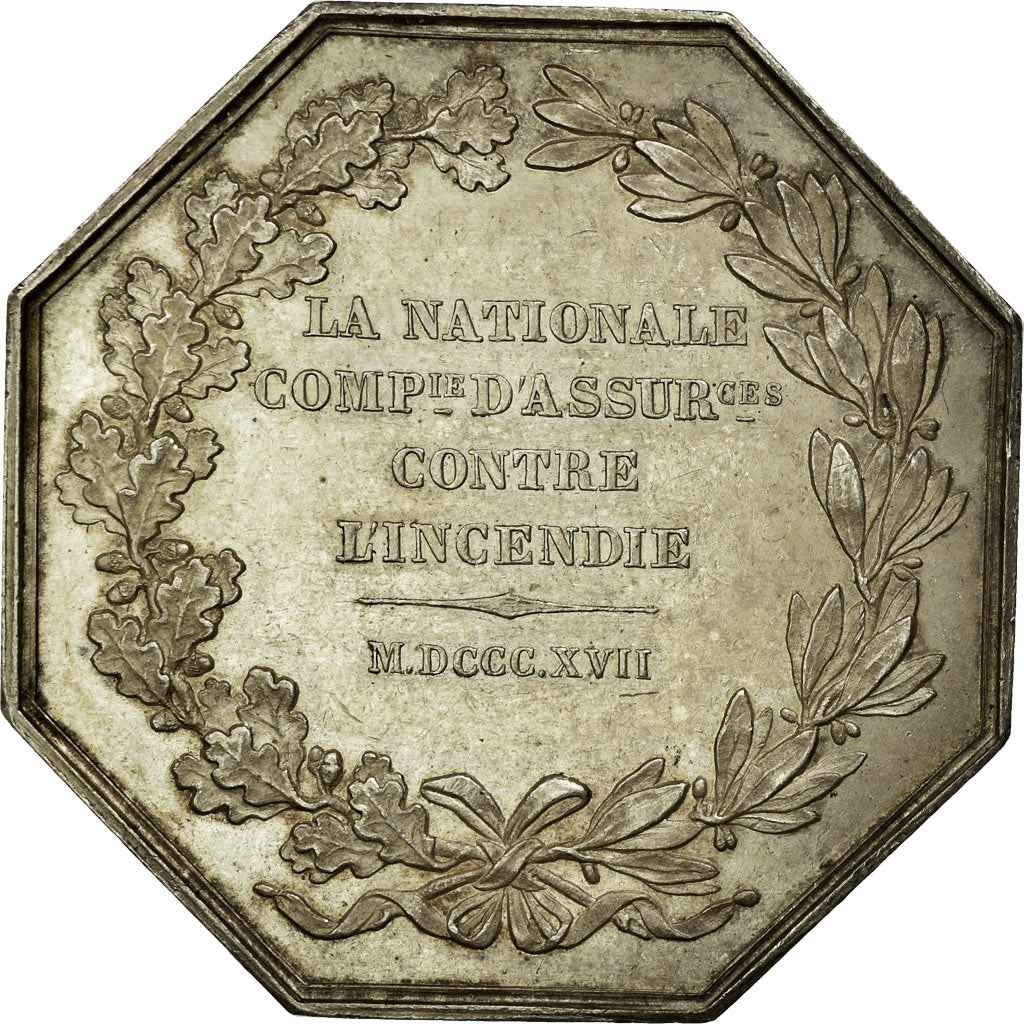 France, Jeton, Insurance, 1837, SUP, Argent, Gailhouste:434