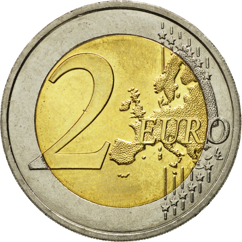 Malta, 2 Euro, 2008, Paris, MS(63), Bimetaliczny, KM:132
