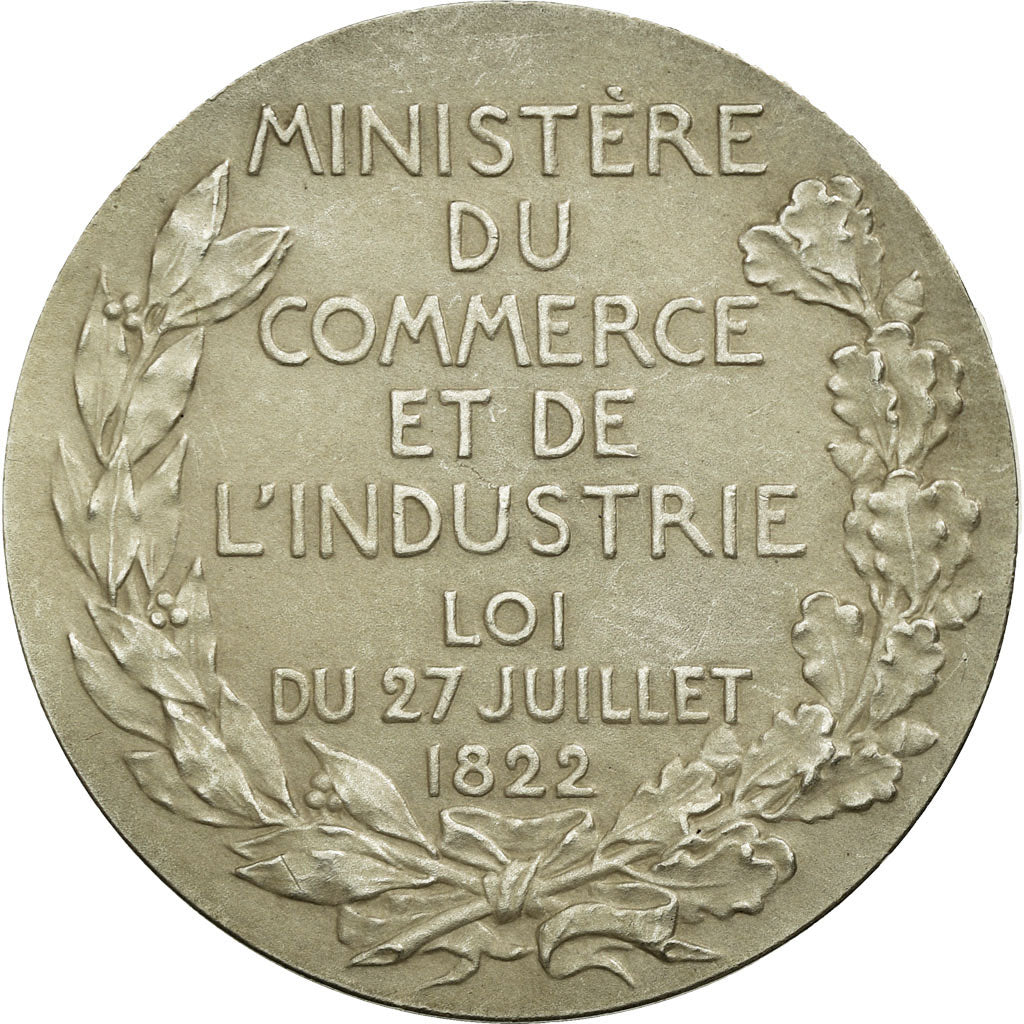 France, Token, Ministry of Commerce, AU(55-58), Silver
