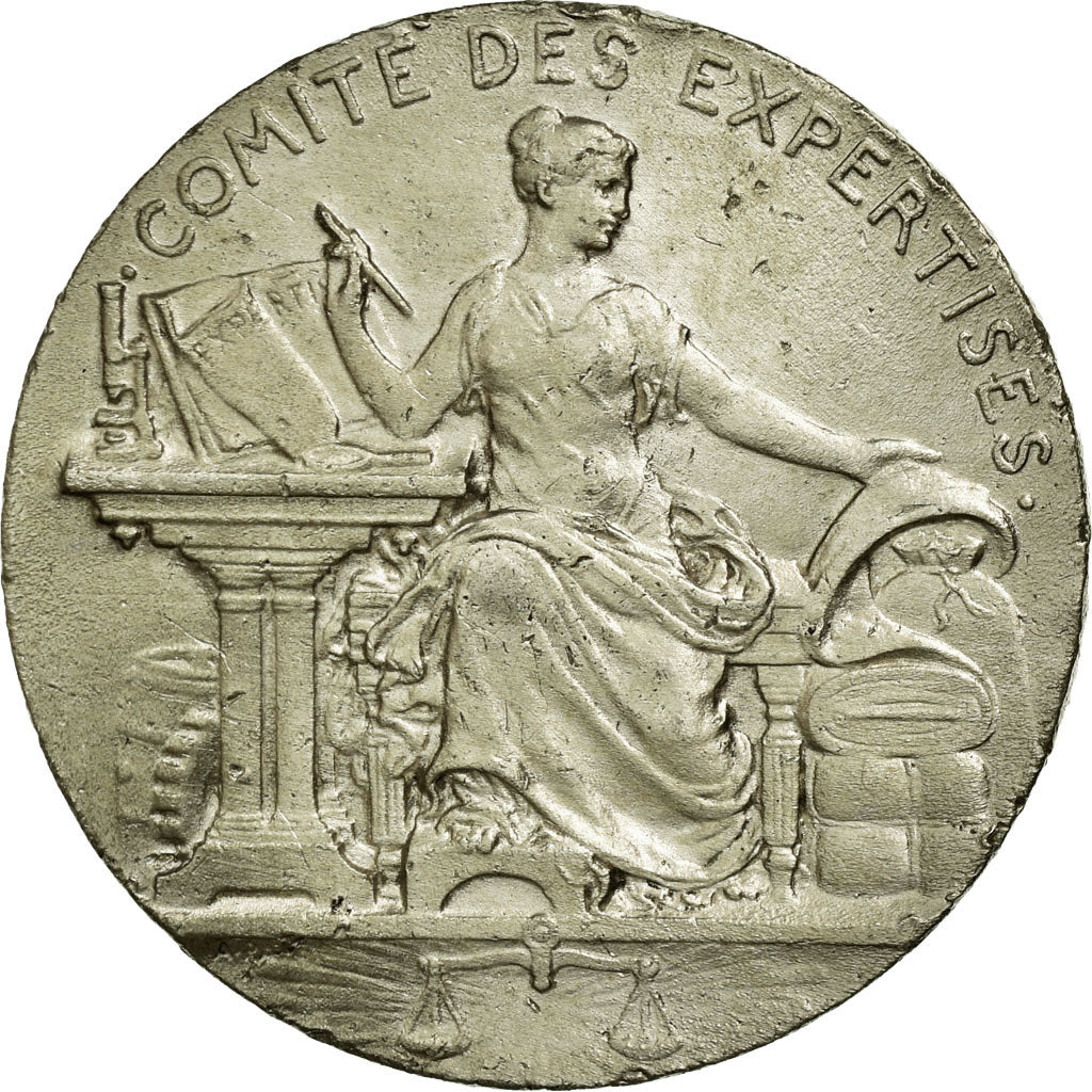 France, Token, Ministry of Commerce, EF(40-45), Silver