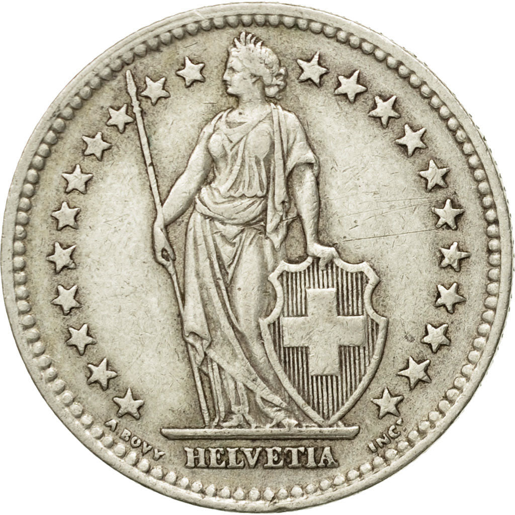 Monnaie, Suisse, 2 Francs, 1944, Bern, TTB, Argent, KM:21